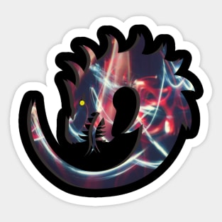 elemental dragon, Lightning Sticker